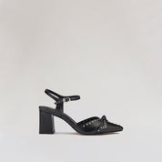 Violeta Negro Con Moño