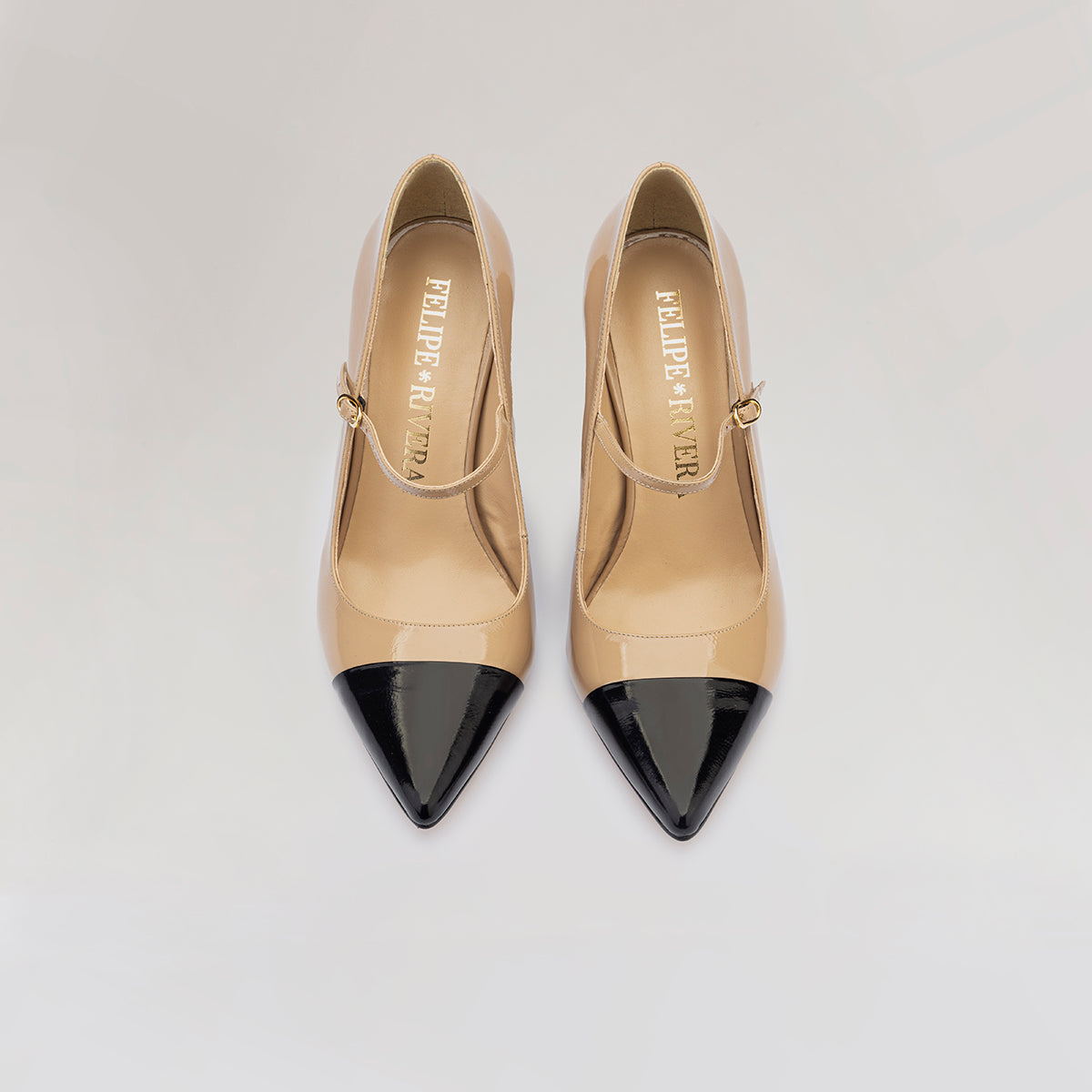 Viridiana Charol Beige Y Negro