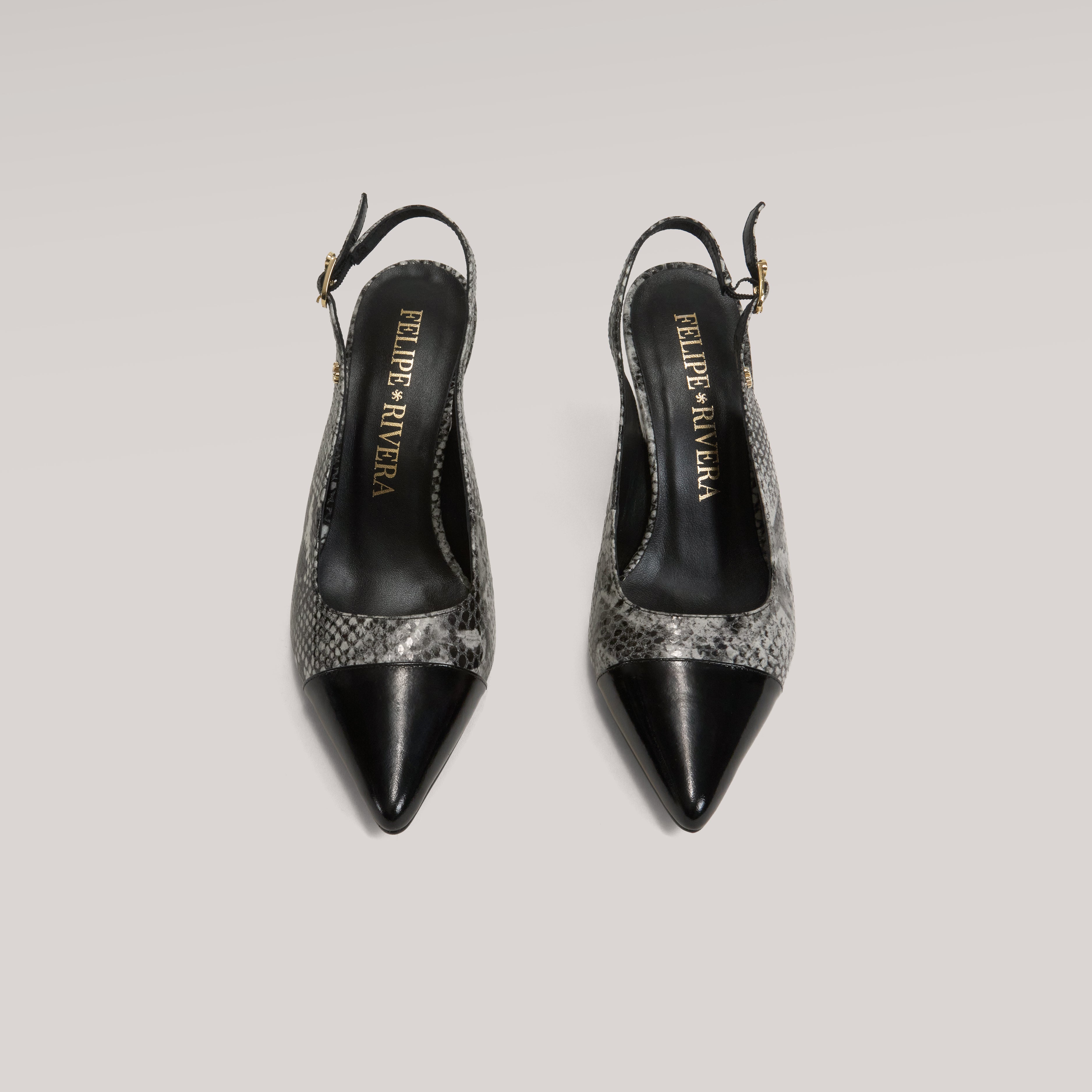 LUCERO BIAK BLANCO Y CHAROL NEGRO